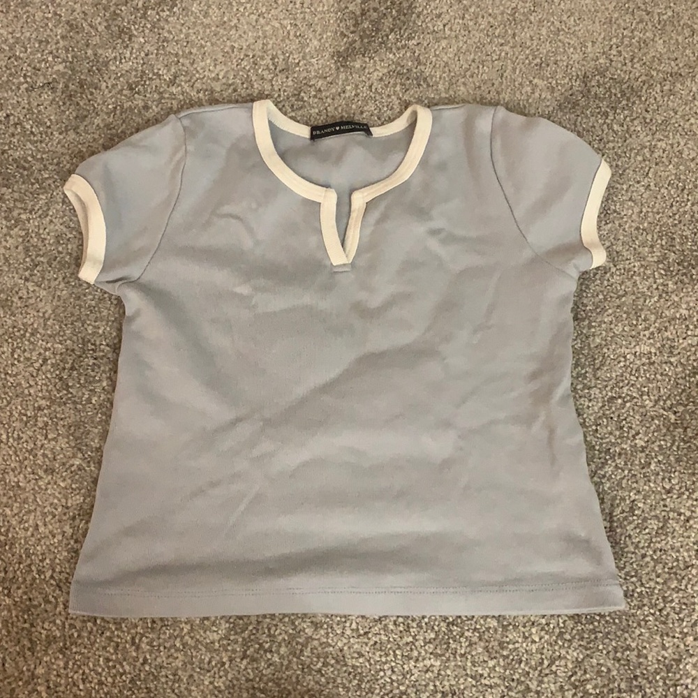 Brandy Melville V Notch Ashlyn top